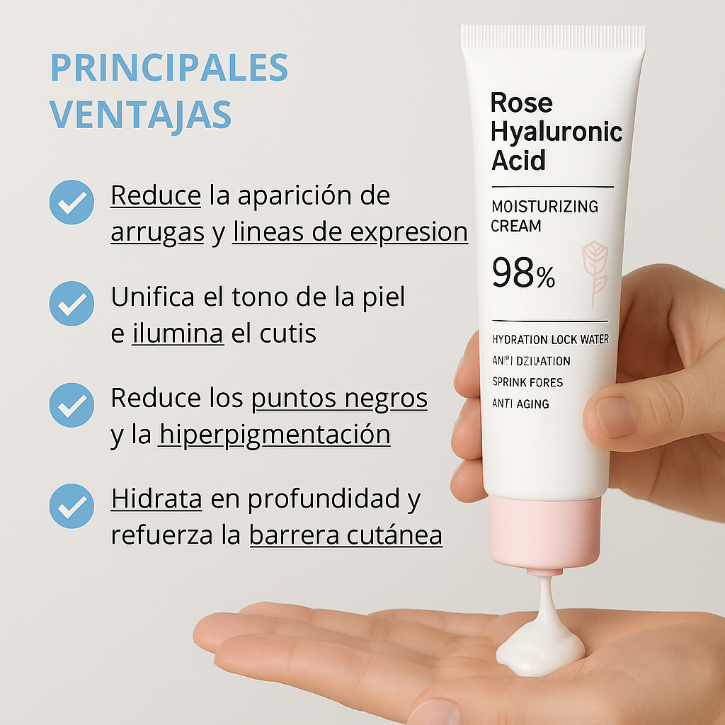 Crema Facial Coreana | Rejuvenecedora con Colágeno y Niacinamida®